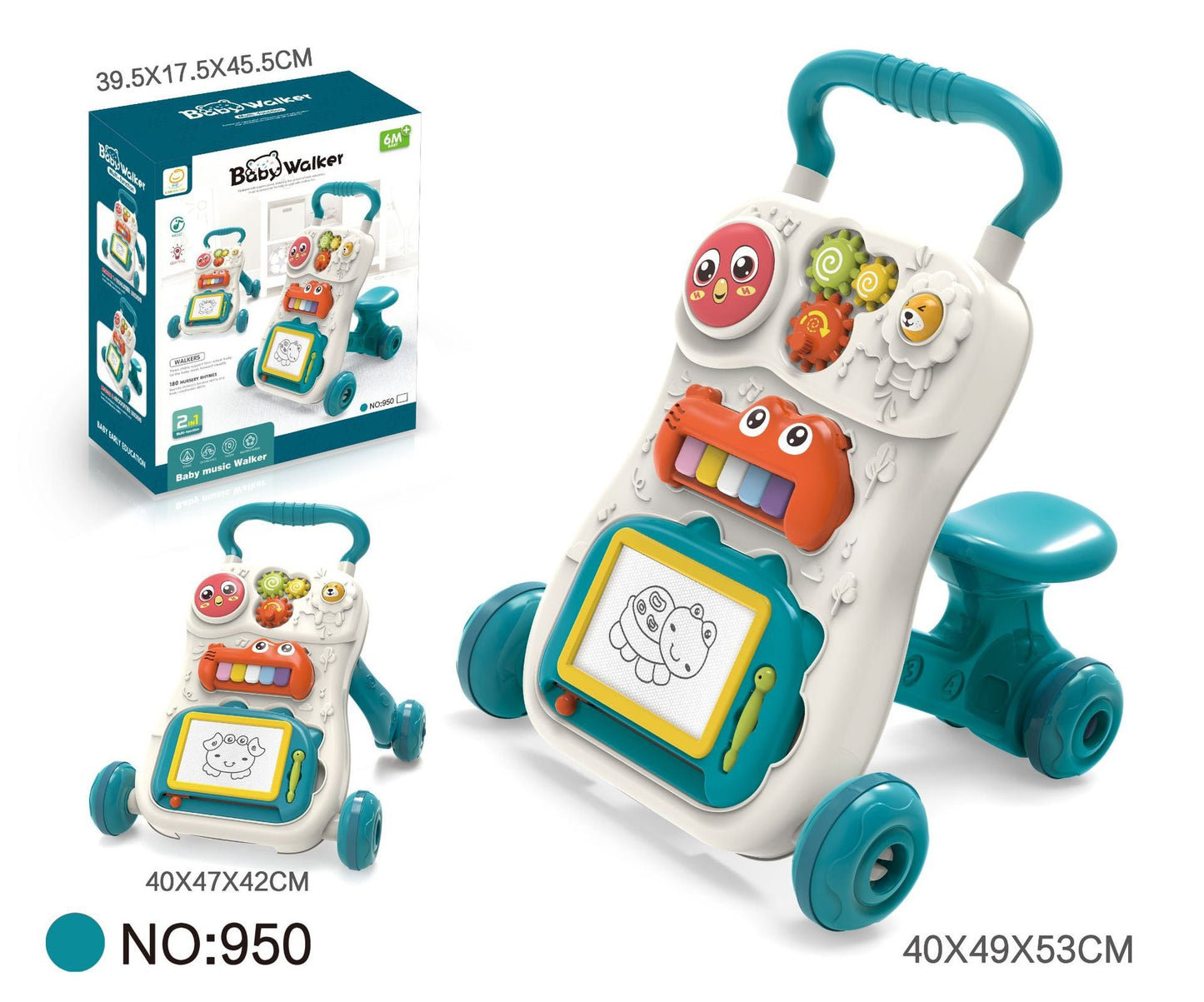 Multifunctional Baby Walker Toy with Music LuxuryLifeWay Online Store