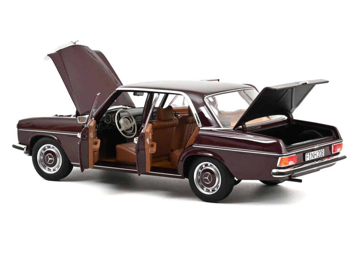 1968 Mercedes-Benz 200 Dark Red Brown 1/18 Diecast Model Car by Norev-1