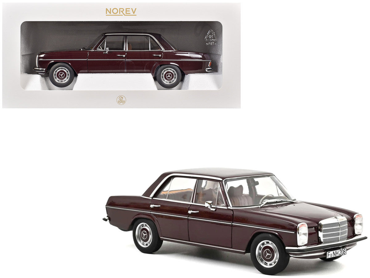 1968 Mercedes-Benz 200 Dark Red Brown 1/18 Diecast Model Car by Norev-0