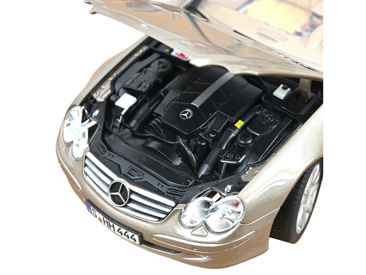 2003 Mercedes-Benz SL 500 Type R230 Travertine Beige Metallic 1/18 Diecast Model Car by Norev Norev