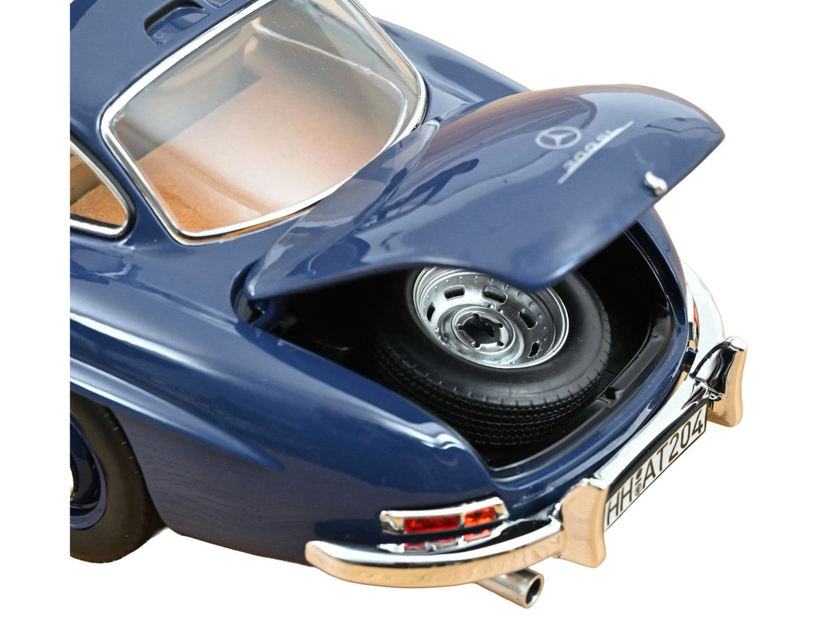 1954 Mercedes-Benz 300 SL Blue 1/18 Diecast Model Car by Norev Norev
