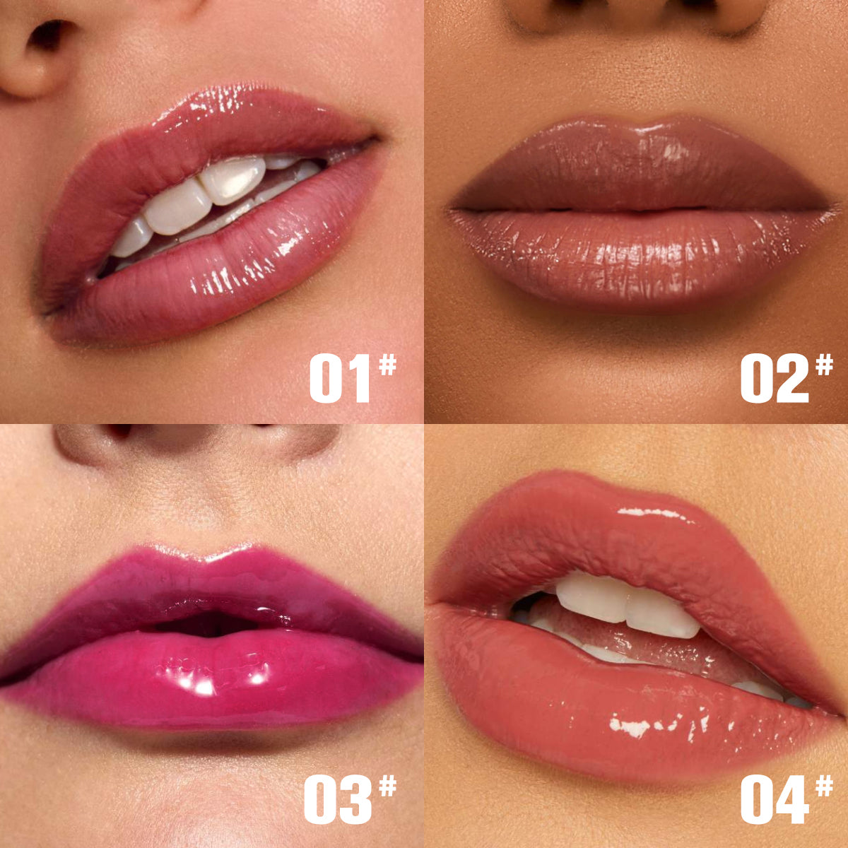 PHOFAY Rose Blooming Hydrating Lip Gloss LadyShow.Store