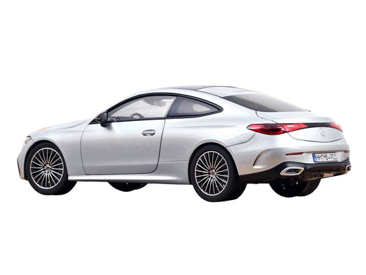 2024 Mercedes-Benz CLE Coupe Hightech Silver Metallic 1/18 Diecast Model Car by Norev Norev