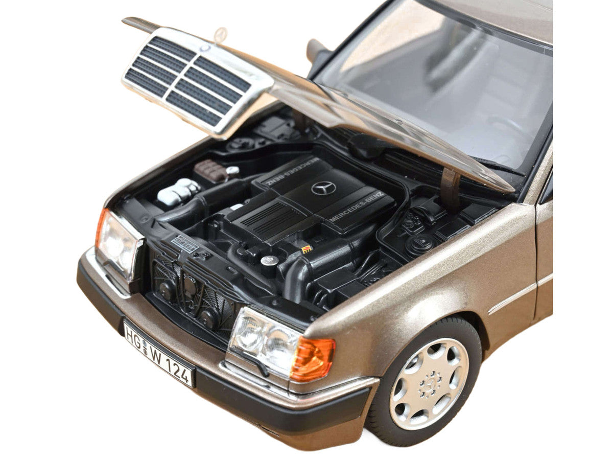 1990 Mercedes-Benz 500 E Impala Brown Metallic 1/18 Diecast Model Car by Norev-2