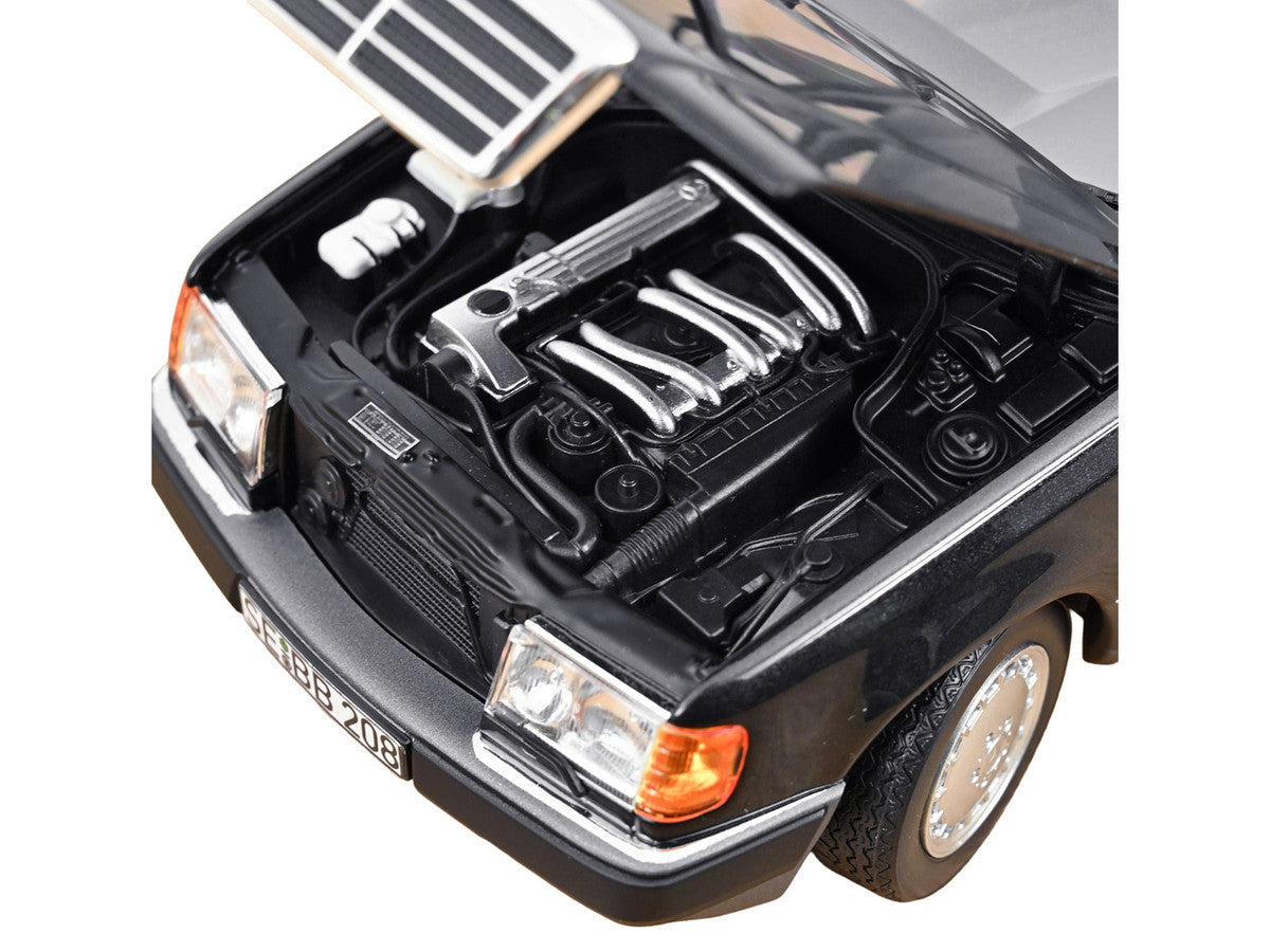 1990 Mercedes-Benz 300 DT-Model S124 Blue Black Metallic 1/18 Diecast Model Car by Norev-2