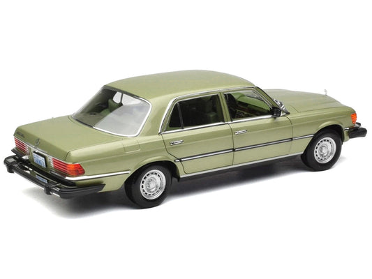 1979 Mercedes-Benz 450 SEL (US Version) Silver Green Metallic with Green Interior 1/18 Diecast Model Car by Norev Norev