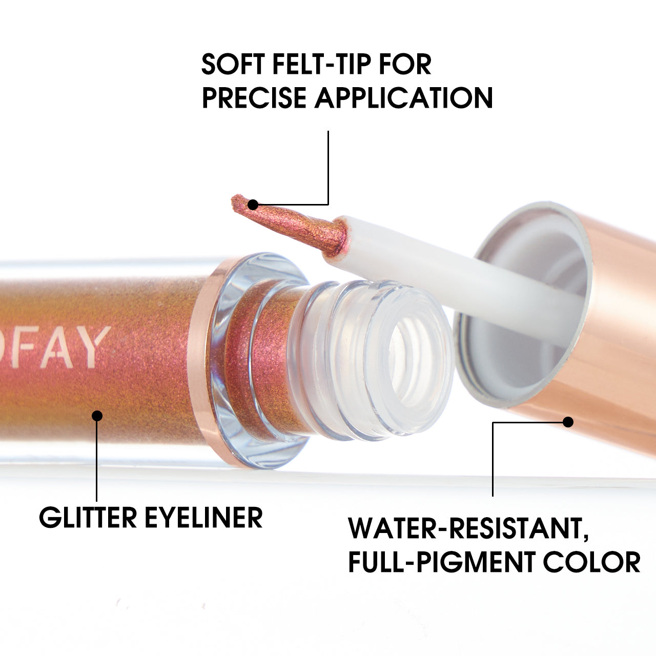 PHOFAY Liquid Glitter Eyeliner Set LadyShow.Store