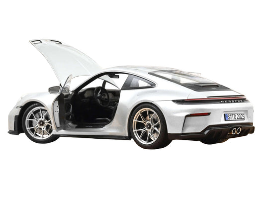 2025 Porsche 911 GT3 Touring GT Silver Metallic 1/18 Diecast Model Car by Norev Norev