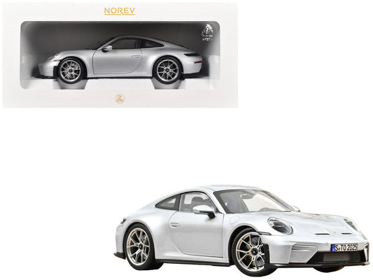 2025 Porsche 911 GT3 Touring GT Silver Metallic 1/18 Diecast Model Car by Norev Norev