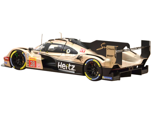 Porsche 963 #38 Jenson Button - Phil Hanson - Oliver Rasmussen "Hertz Team Jota" "Lone Star Le Mans" (2024) 1/18 Diecast Model Car by Norev-1