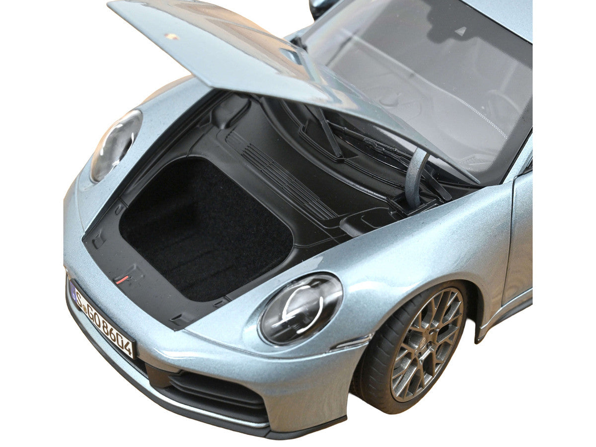 2024 Porsche 911 Carrera Polar Silver Metallic 1/18 Diecast Model Car by Norev Norev