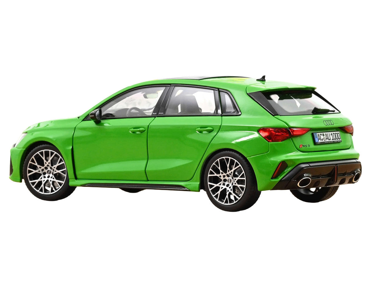 2025 Audi RS 3 Kyalami Green with Moonroof 1/18 Diecast Model Car by Norev Norev