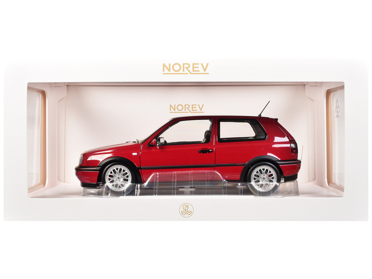 1996 Volkswagen Golf GTI "20 Years Anniversary Edition" Flash Red 1/18 Diecast Model Car by Norev Norev