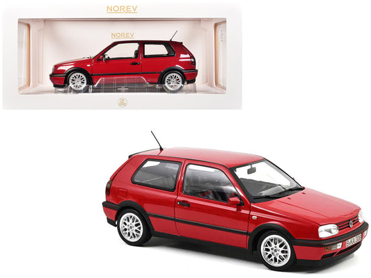1996 Volkswagen Golf GTI "20 Years Anniversary Edition" Flash Red 1/18 Diecast Model Car by Norev Norev