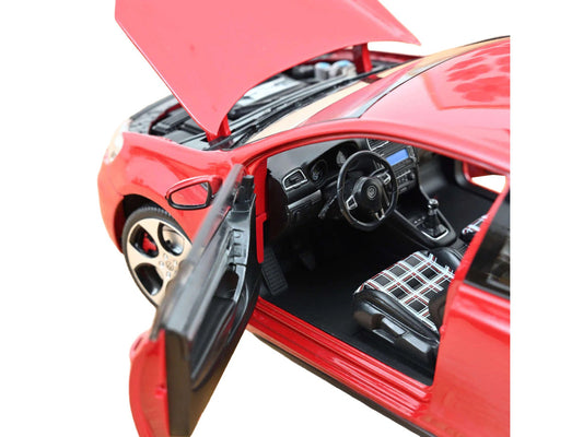 2009 Volkswagen Golf VI GTI Tornado Red 1/18 Diecast Model Car by Norev Norev