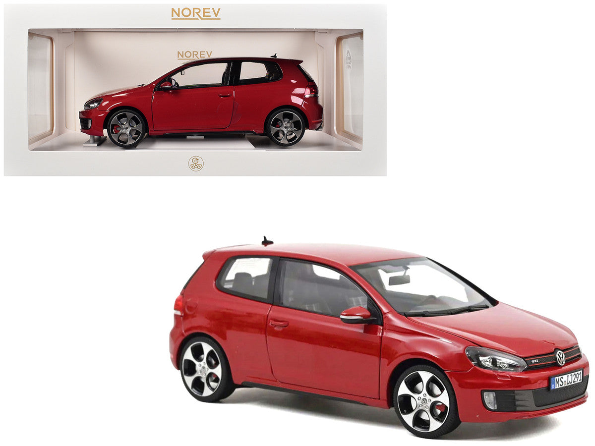 2009 Volkswagen Golf VI GTI Tornado Red 1/18 Diecast Model Car by Norev Norev