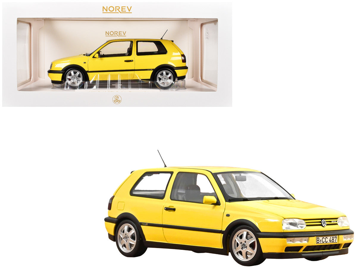 1994 Volkswagen Golf GTI Color Concept Yellow 1/18 Diecast Model Car by Norev Norev