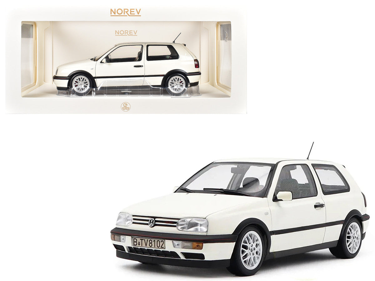 1996 Volkswagen Golf GTI Candy White "20 Years Anniversary Edition" 1/18 Diecast Model Car by Norev Norev