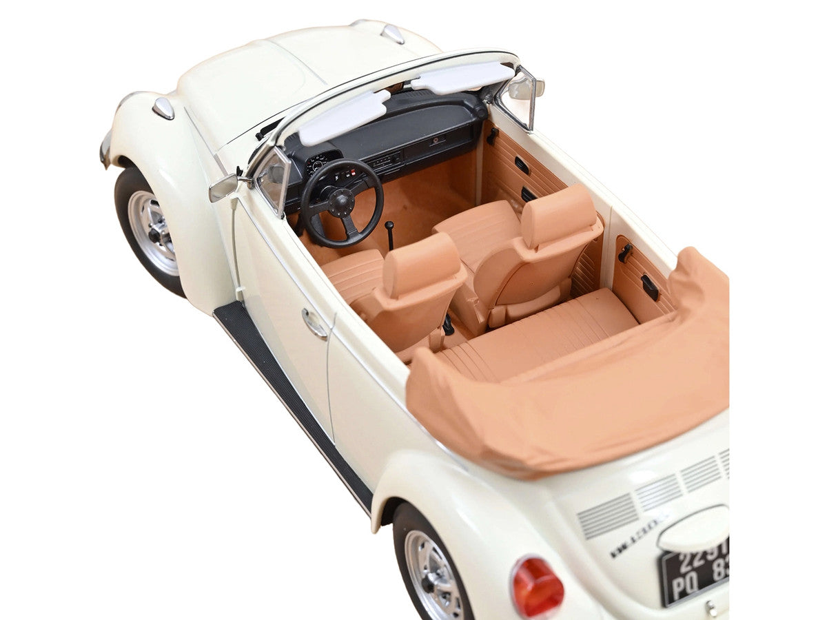 1972 Volkswagen 1303 Beetle Cabriolet Cream White 1/18 Diecast Model Car by Norev Norev