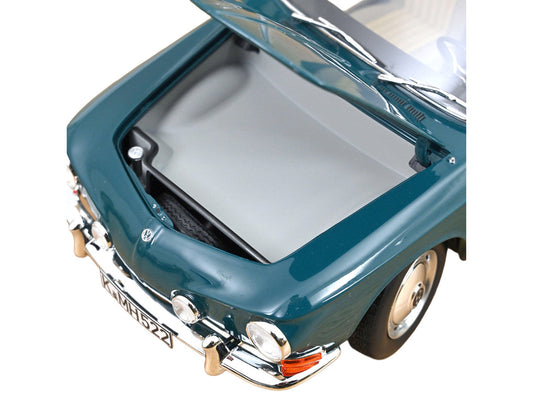 1963 Volkswagen Karmann Ghia 1500 Smaragd Green 1/18 Diecast Model Car by Norev Norev