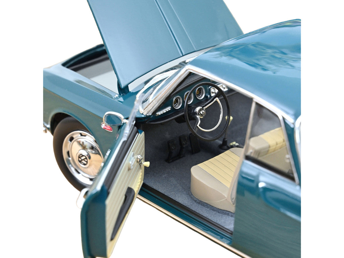 1963 Volkswagen Karmann Ghia 1500 Smaragd Green 1/18 Diecast Model Car by Norev Norev