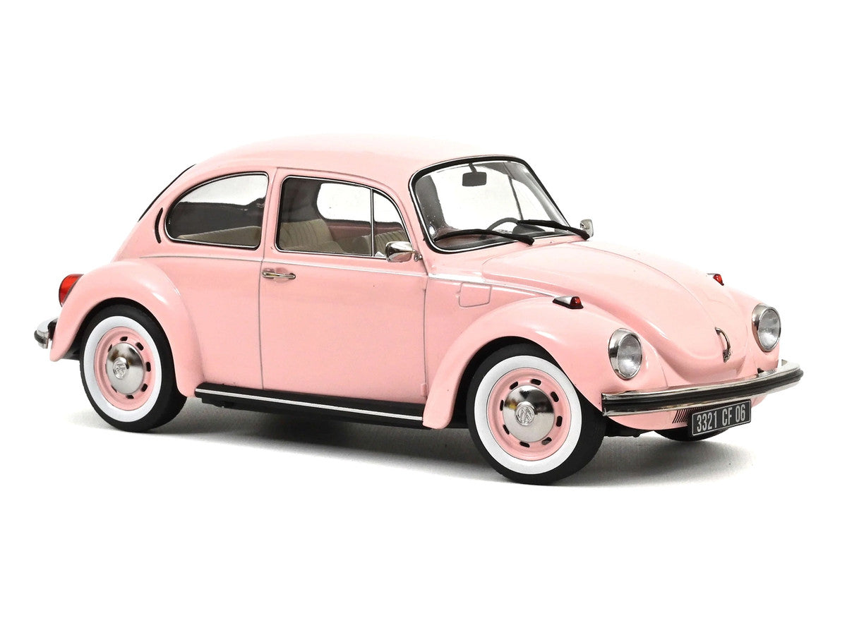 1973 Volkswagen 1303 Beetle Pastel Pink "New Baby Gift" 1/18 Diecast Model Car by Norev Norev