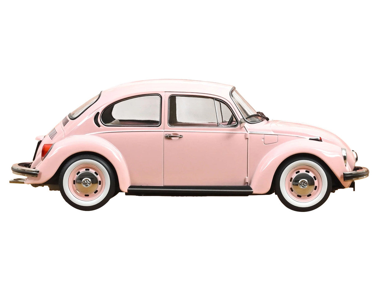 1973 Volkswagen 1303 Beetle Pastel Pink "New Baby Gift" 1/18 Diecast Model Car by Norev Norev