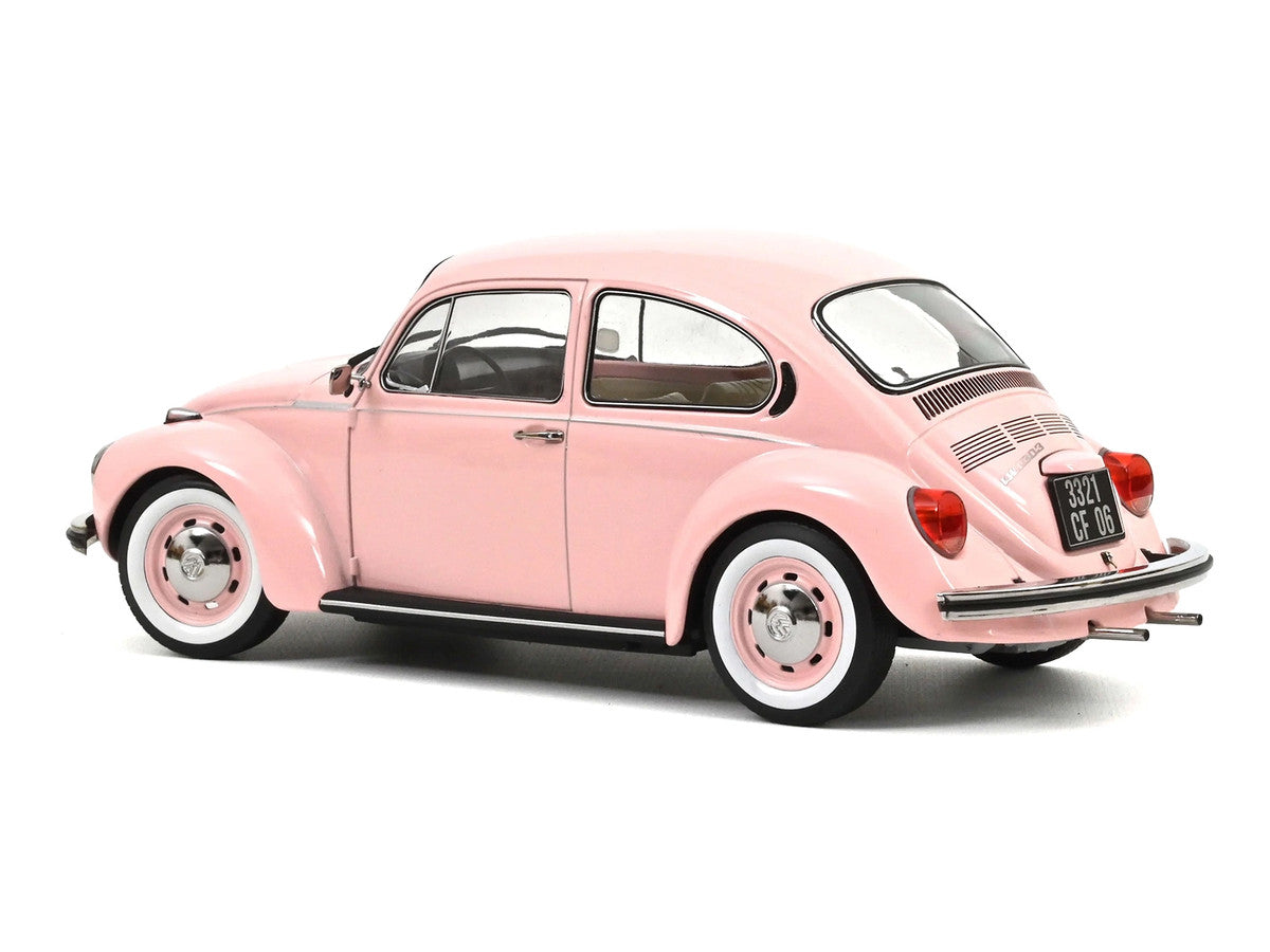 1973 Volkswagen 1303 Beetle Pastel Pink "New Baby Gift" 1/18 Diecast Model Car by Norev Norev