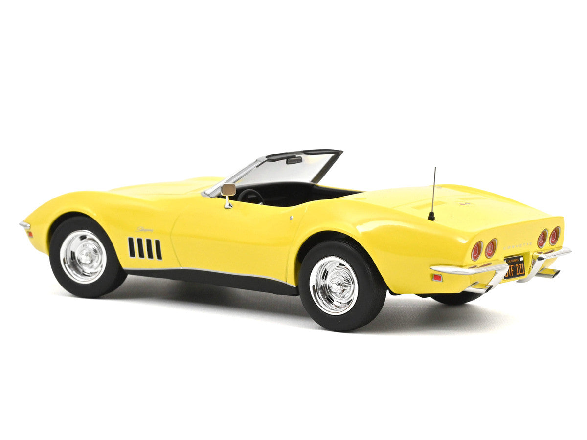 1969 Chevrolet Corvette Cabriolet Daytona Yellow 1/18 Diecast Model Car by Norev Norev