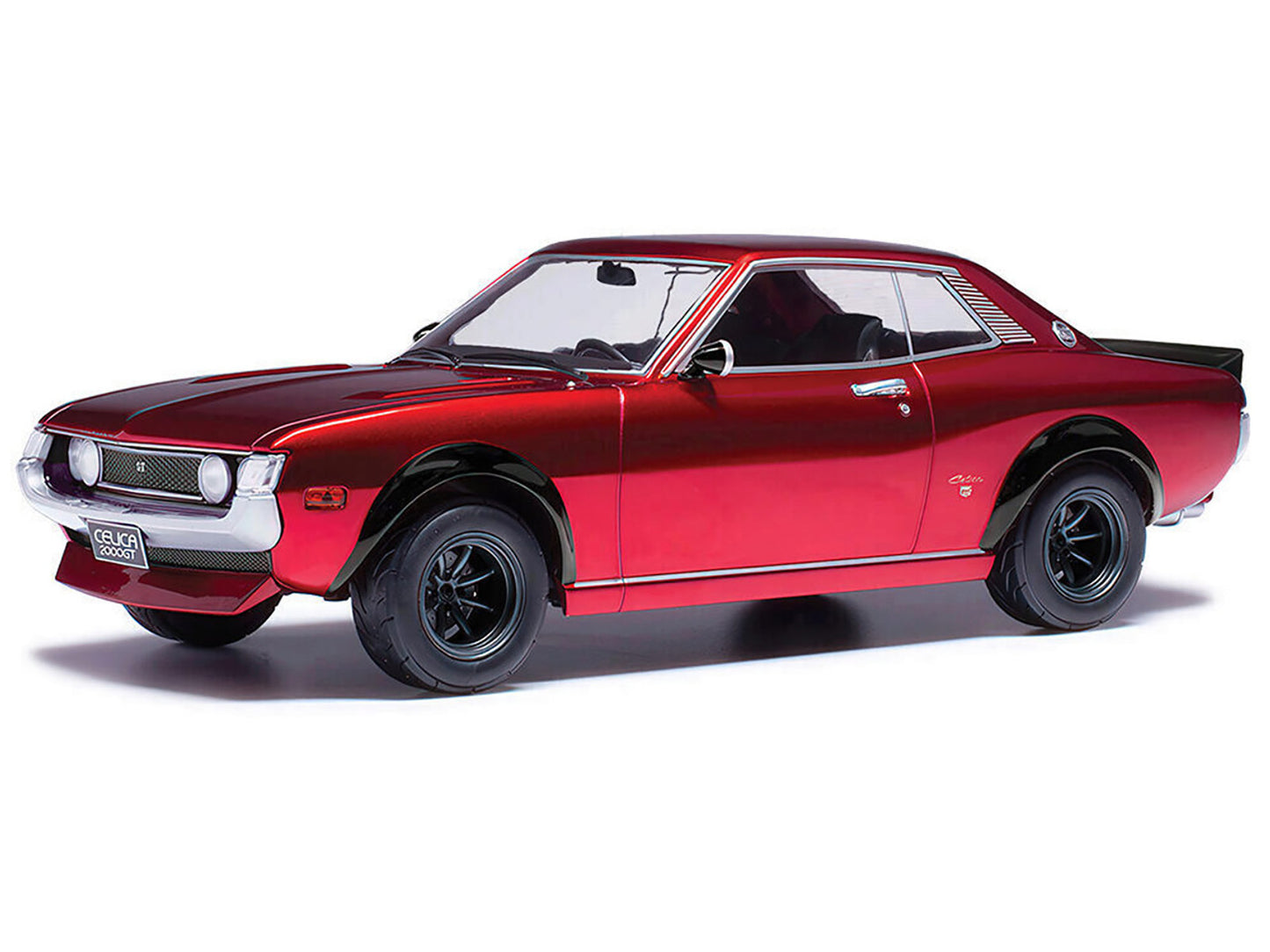 1977 Toyota Celica 2000 GT (RA21) "Custom" Red Metallic 1/18 Diecast Model Car by IXO Models