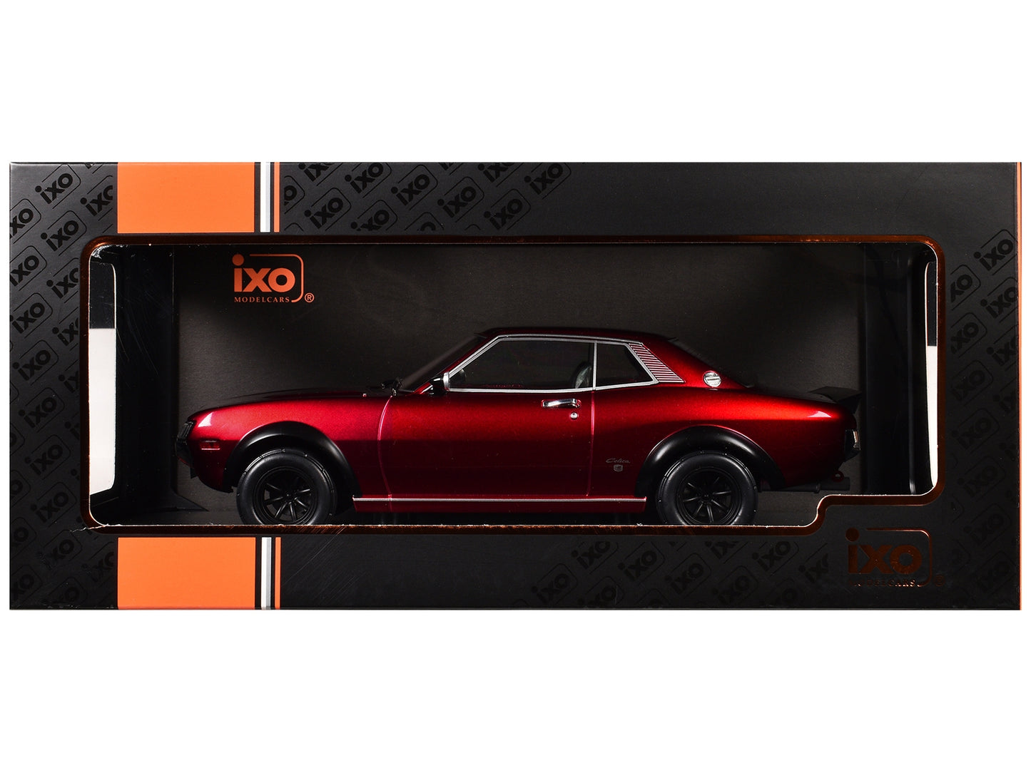 1977 Toyota Celica 2000 GT (RA21) "Custom" Red Metallic 1/18 Diecast Model Car by IXO Models