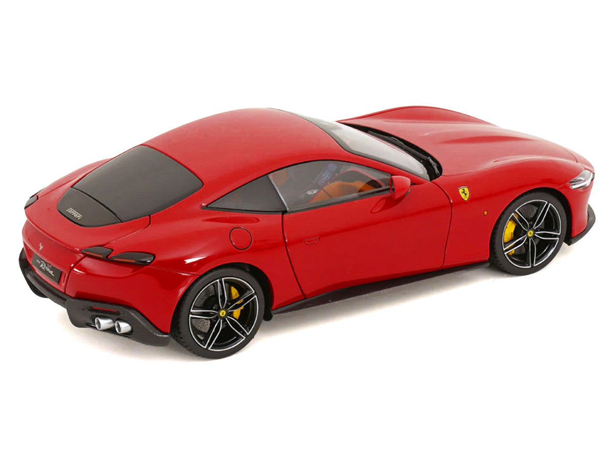 2019 Ferrari Roma Red with Orange Interior 1/18 Diecast Model Car by Polistil Polistil