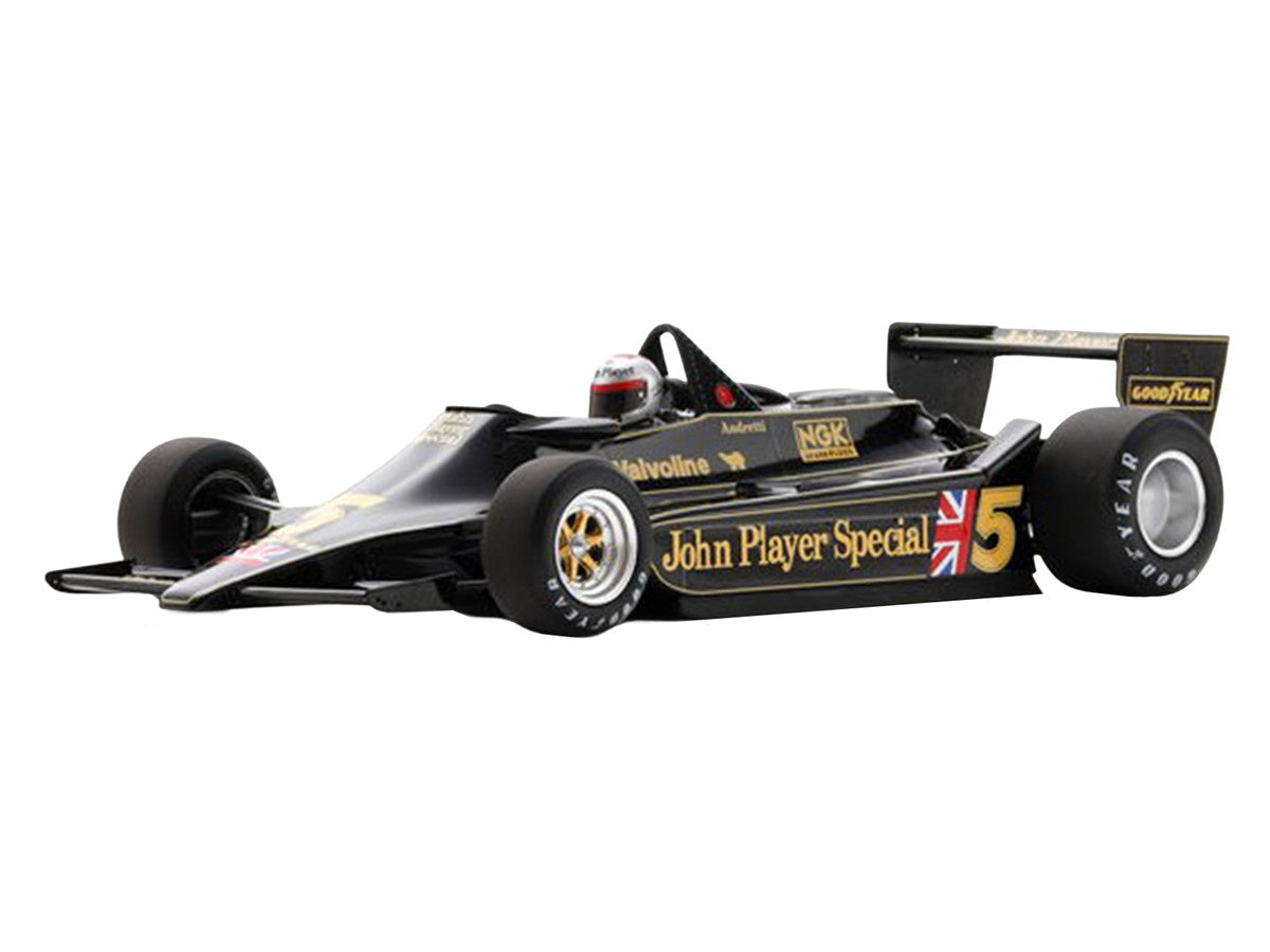 Lotus 79 #5 Mario Andretti "John Player Team Lotus" Winner Formula One F1 "Belgian GP" (1978) with Acrylic Display Case 1/18 Model Car by Spark-2