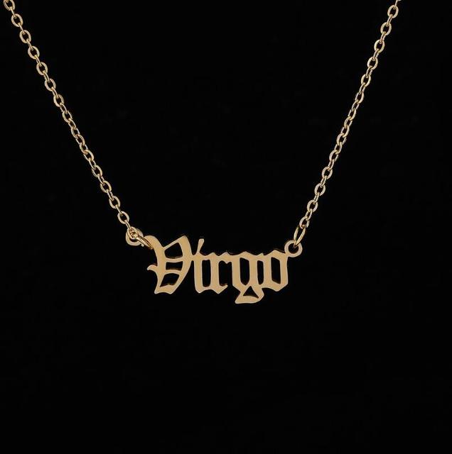 Hip Hop Rapper Letter Pendant Necklace