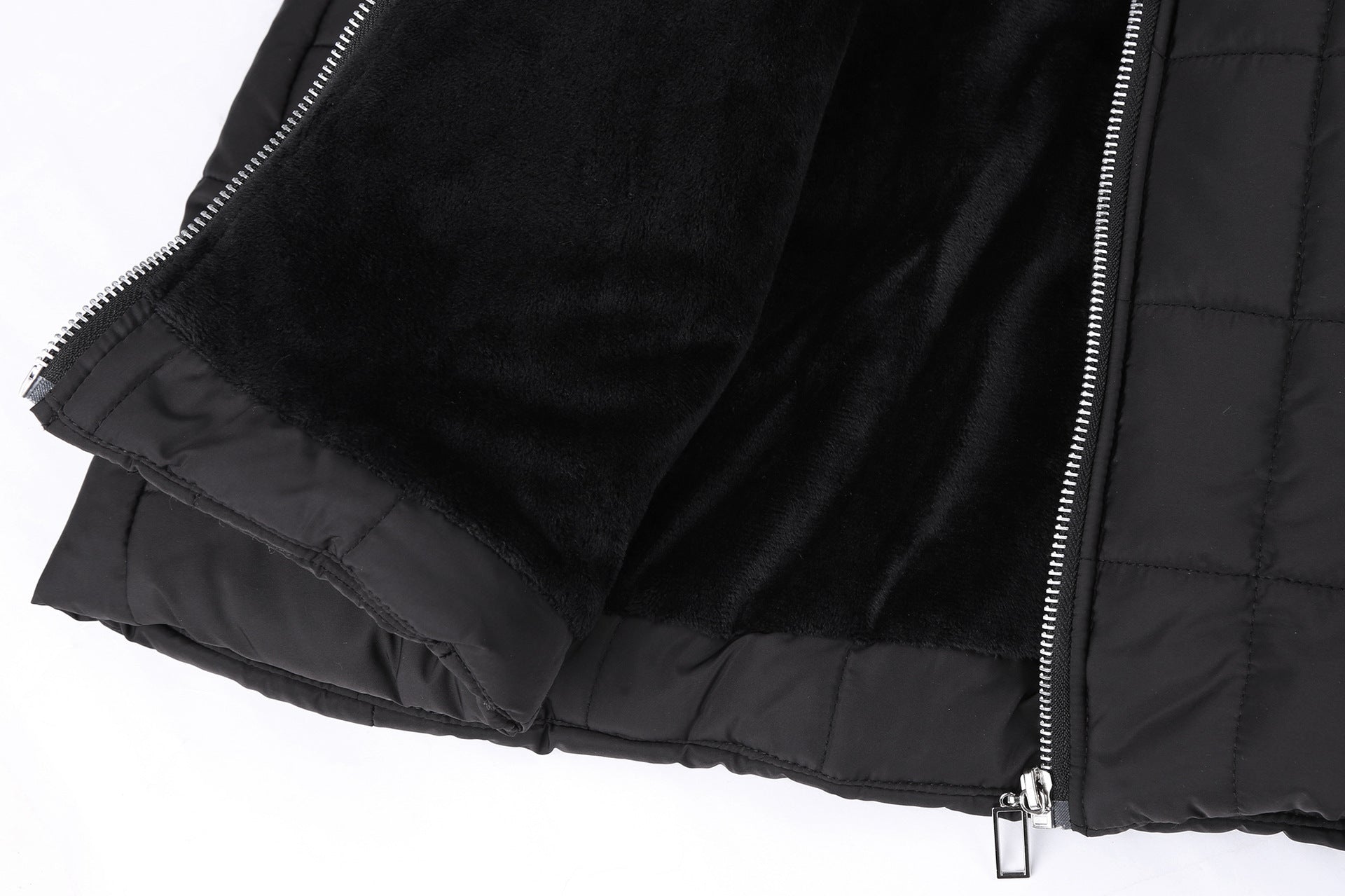 Hooded long-sleeved warm and velvet cotton jacket Accent Plus