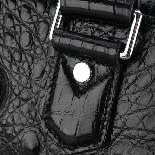 Genuine Leather Crocodile Leather Men's Luggage Bag Outdoor Travel Large Handbag CJD