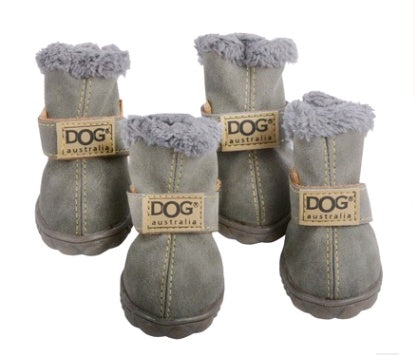 Dog Thick Snow Boots Keep Warm Teddy Autumn And Winter VIP Shoes LadyShow.Store