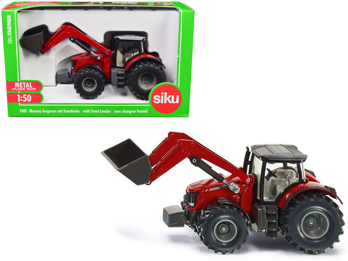 Massey Ferguson 8690 Tractor with Front Loader Red 1/50 Diecast Model by Siku SIKU