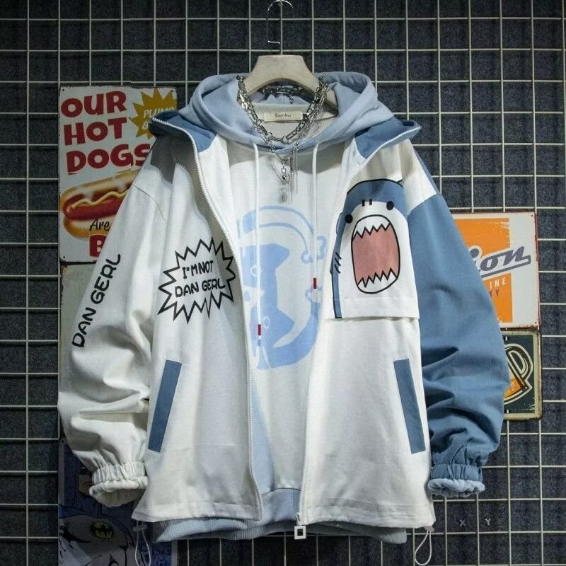 Korean-style Loose Youth Hooded Jacket For Spring And Autumn Best YouTube Store