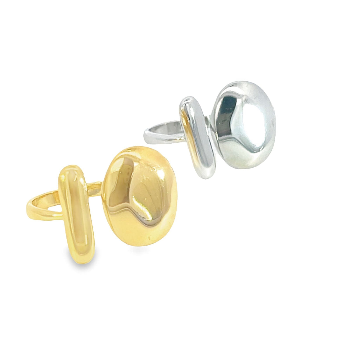 Curved Dome Adjustable Ring (D135) MIA Jewelry