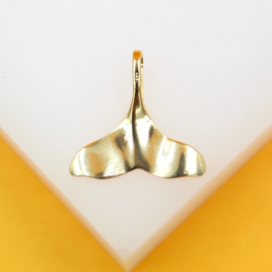 18K Gold Filled Mermaid Tail Pendant Charm MIA Jewelry