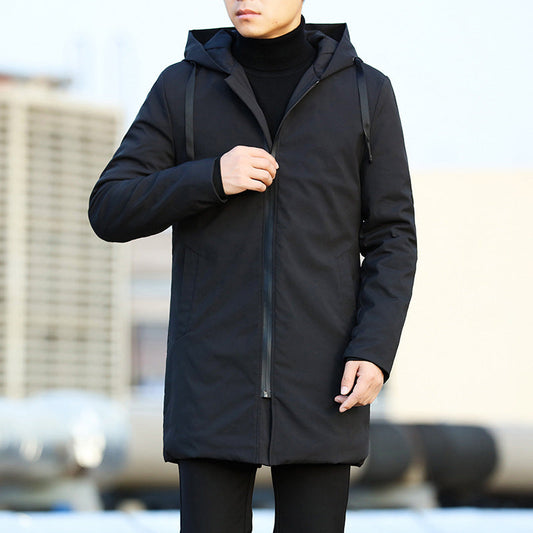 Men's Casual Thick Hooded Jacket Pi-Mart