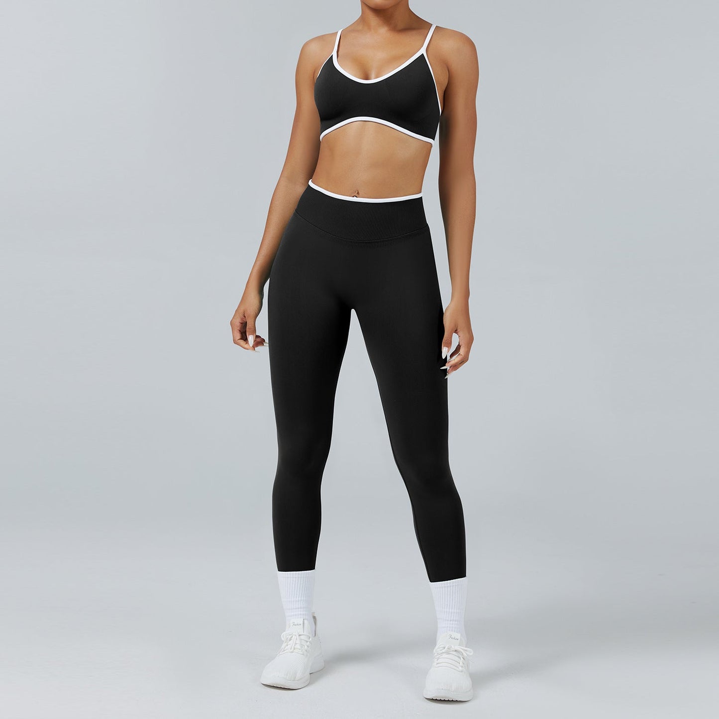Seamless Back-Support Running Quick-Drying Yoga And Fitness Apparel Set Best YouTube Store