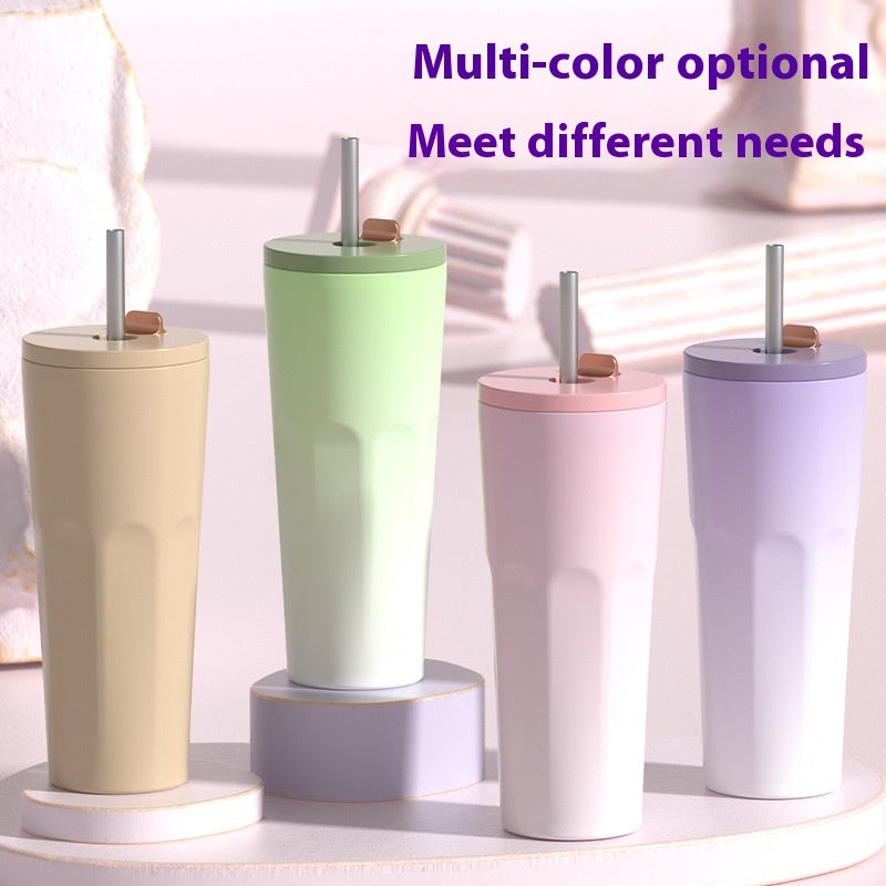 Straw Thermal Insulation Cup Outdoor Leisure Fashion Sports Cup