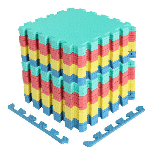 Non-Slip Protective Flooring for Living Room and Home Gym-Multicolor W2B
