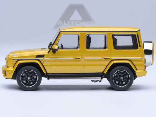2017 Mercedes-Benz AMG G 63 Solar Beam Yellow 1/64 Model Car by Autoart Autoart