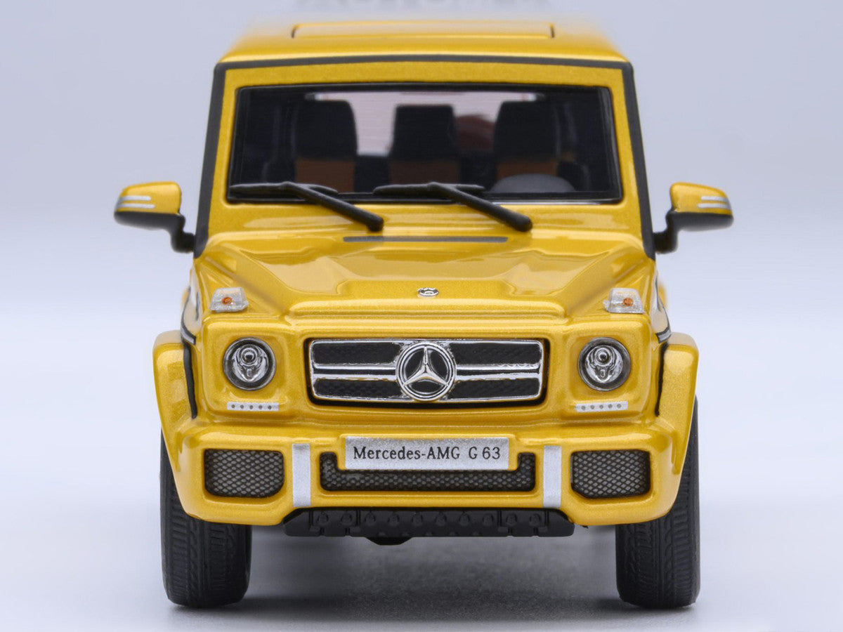 2017 Mercedes-Benz AMG G 63 Solar Beam Yellow 1/64 Model Car by Autoart Autoart