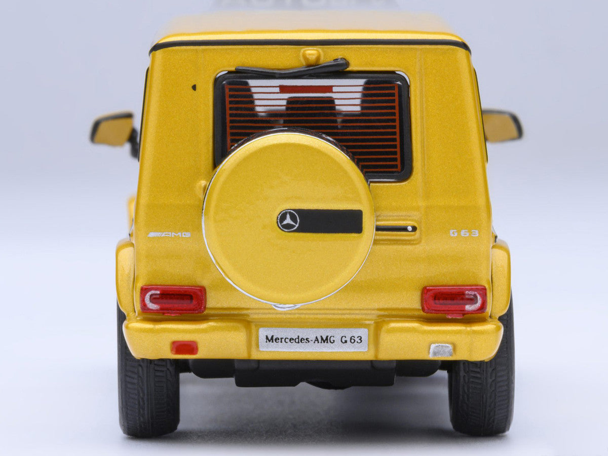 2017 Mercedes-Benz AMG G 63 Solar Beam Yellow 1/64 Model Car by Autoart Autoart