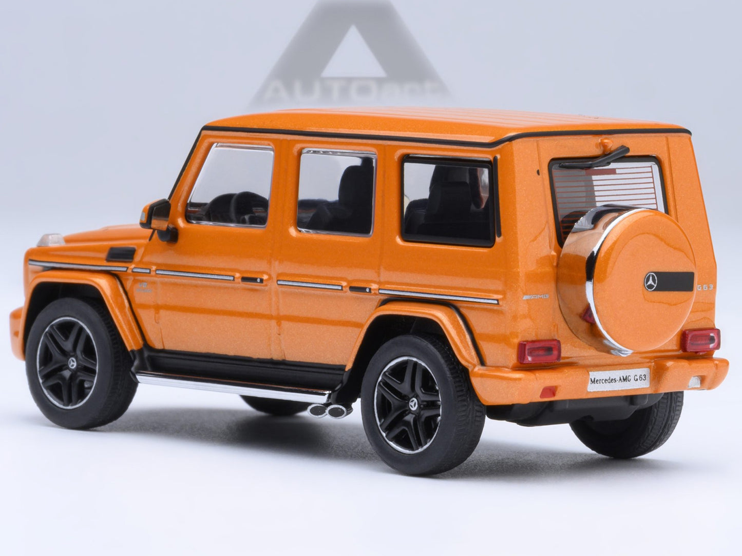 2017 Mercedes-Benz AMG G 63 Sunset Beam Orange 1/64 Model Car by Autoart