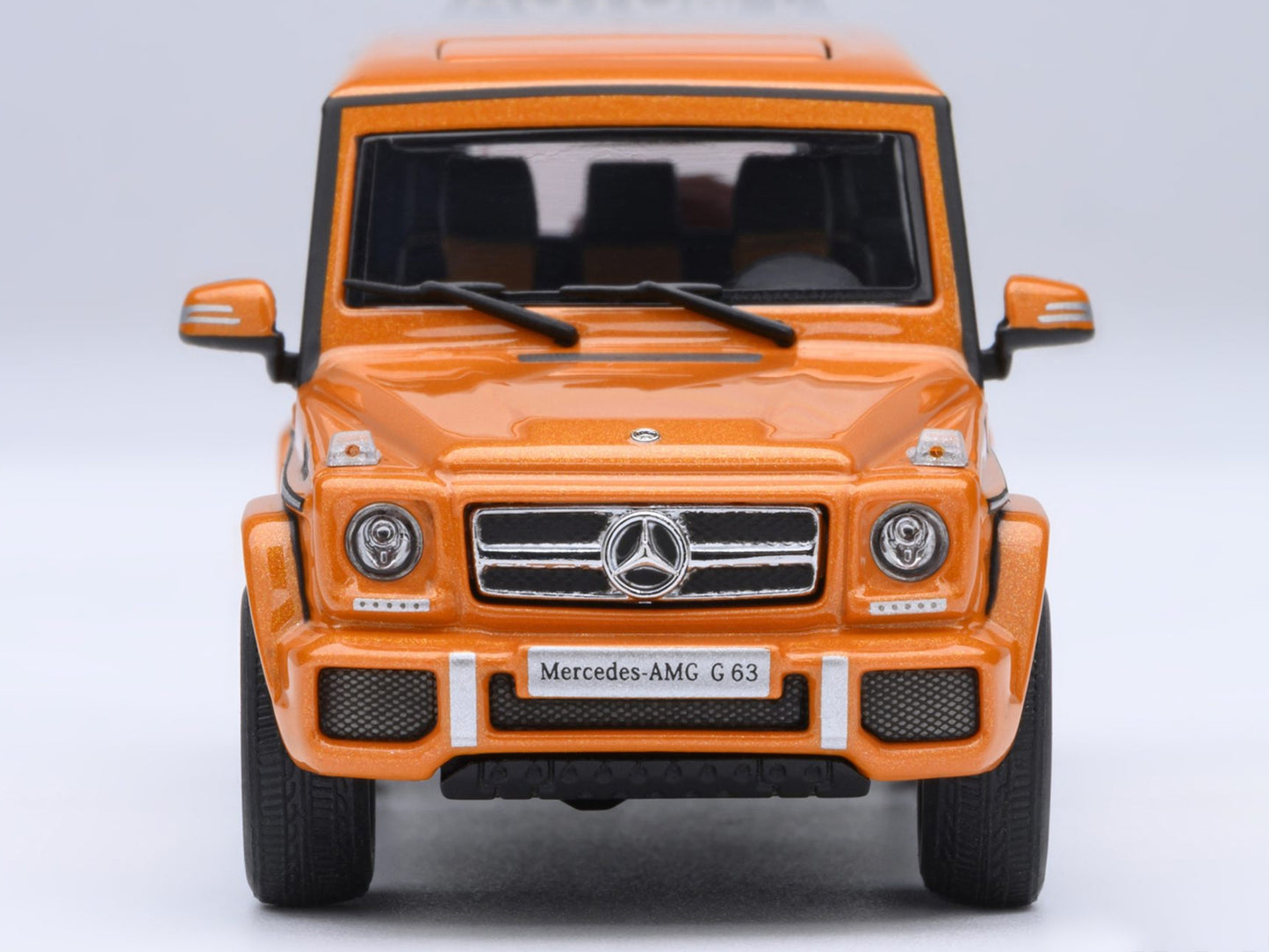 2017 Mercedes-Benz AMG G 63 Sunset Beam Orange 1/64 Model Car by Autoart